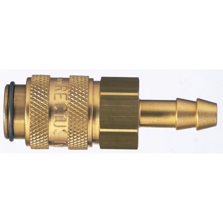 Legris Nickel Plated Brass Female Pneumatic Quick Connect Coupling, 16mm Female Thread [21KBTF06MPN]; 283-1324