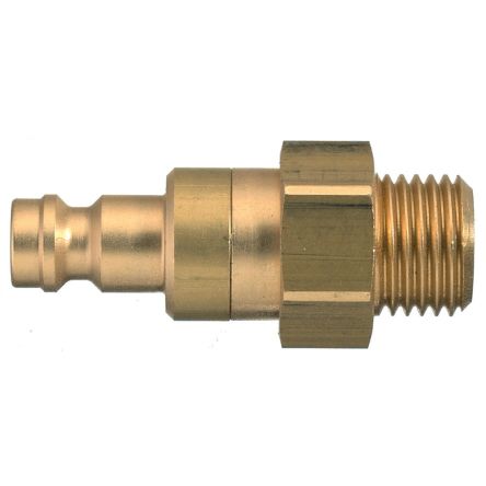 Legris Nickel Plated Brass Female Pneumatic Quick Connect Coupling, BSPP 1/4 in Male Female Thread [21SBAW13MPN]; 283-1336