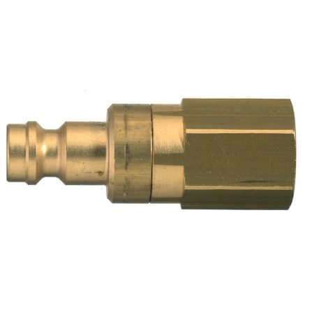 Legris Nickel Plated Brass Female Pneumatic Quick Connect Coupling, 1/8 in Female Female Thread [21SBIW10MPN]; 283-1337