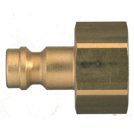 Legris Nickel Plated Brass Female Pneumatic Quick Connect Coupling, 1/4 in Female Female Thread [21SFIW13MXN]; 283-1353