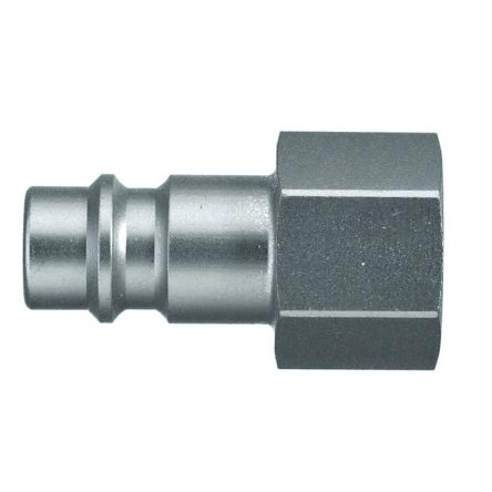 Legris Zinc Plated Steel Female Pneumatic Quick Connect Coupling, 3/8 in Female Female Thread [25SFIW17SXZ]; 283-1470