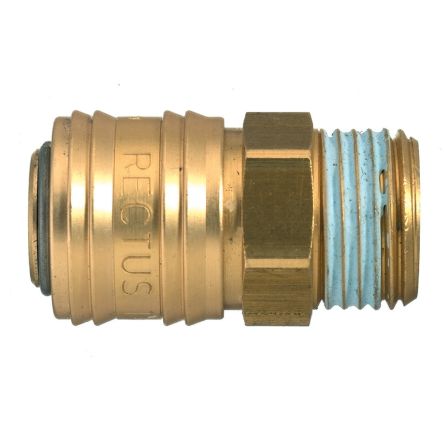Legris Brass Male Pneumatic Quick Connect Coupling, 25mm Male Thread [26KAAD16MPX]; 283-1478