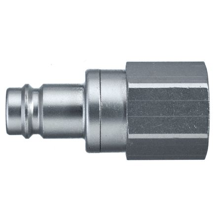 Legris Nickel Plated Brass Female Pneumatic Quick Connect Coupling, 1/2 in Female Female Thread [27SBIW21MPN]; 283-1516
