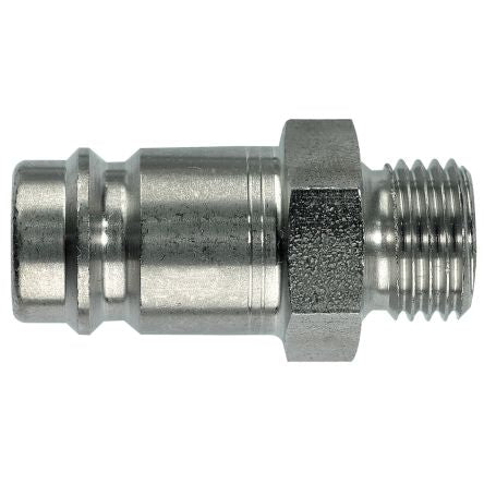 Legris Nickel Plated Steel Male Pneumatic Quick Connect Coupling, BSPP 3/8 in Male Male Thread [27SFAW17SXN]; 283-1526