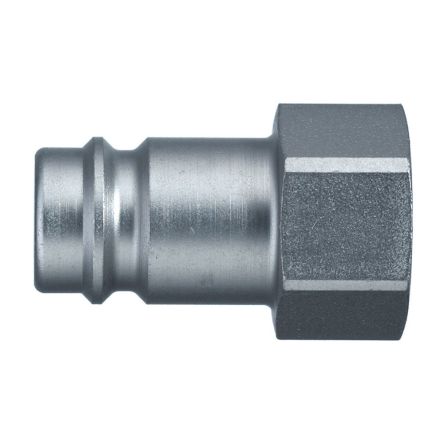 Legris Nickel Plated Steel Female Pneumatic Quick Connect Coupling, 3/4 in Female BSPP Female Thread [27SFIW26SXN]; 283-1534