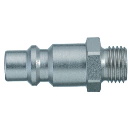 Legris Nickel Plated Steel Male Pneumatic Quick Connect Coupling, G 1/4 Male Male Thread [30SFAW21SXN]; 283-1558