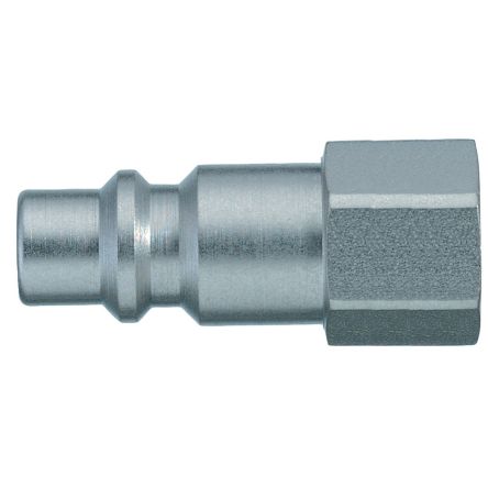Legris Nickel Plated Steel Female Pneumatic Quick Connect Coupling, 3/8 in Female Female Thread [30SFIW17SXN]; 283-1560