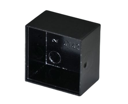 OKW Black PF Potting Box, 20 x 20 x 13.1mm [A8020130]; 283-2083