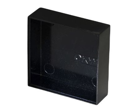 OKW Black PF Potting Box, 40 x 40 x 12.8mm [A8040130]; 283-2086