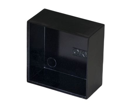 OKW Black PF Potting Box, 40 x 40 x 20mm [A8040200]; 283-2087