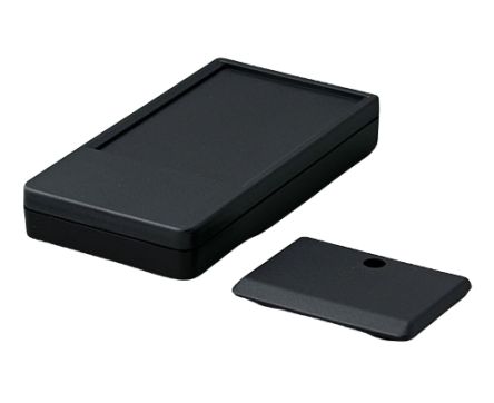 OKW A90 Series Black ABS Hand Held Case, IP54, 120 x 65 x 22mm [A9072119]; 283-2100