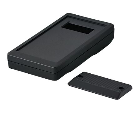 OKW A90 Series Black ABS Hand Held Case, IP54, 153 x 85 x 33.5mm [A9073209]; 283-2103