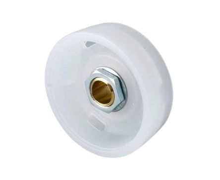 OKW 33mm Translucent Potentiometer Knob for 6mm Shaft Splined, B8233061 [B8233061]; 283-2142