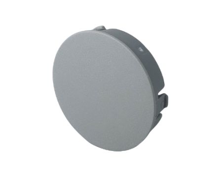 OKW Grey Potentiometer Knob Round Shaft, B8633008 [B8633008]; 283-2143