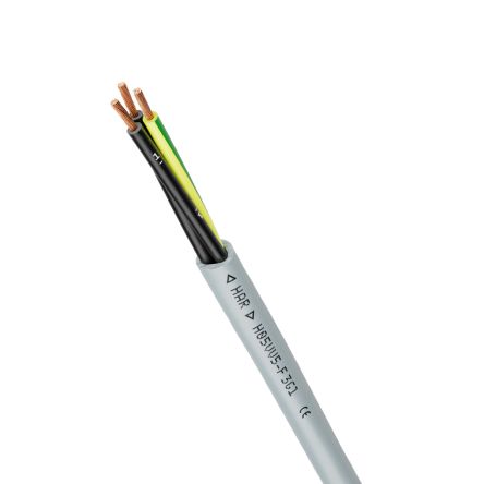 Lapp 11021 Control Cable, 12 Cores, 1 mm², Unscreened, 100m, Grey PVC Sheath, 17 AWG [11021]; 283-2163