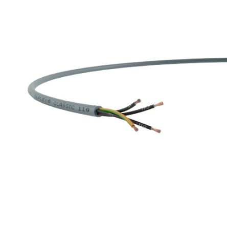 Lapp 11193 Control Cable, 9 Cores, 1.5 mm², Unscreened, 100m, Grey PVC Sheath, 16 AWG [1119309]; 283-2167