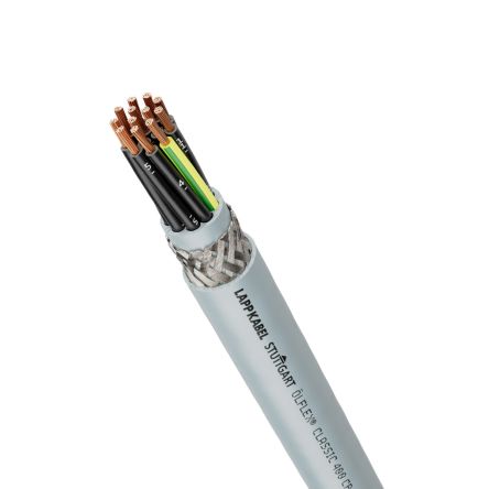 Lapp 13131 Control Cable, 25 Cores, 0.75 mm², Screened, 100m, Grey Polyurethane Sheath, 18 AWG [1313125]; 283-2175