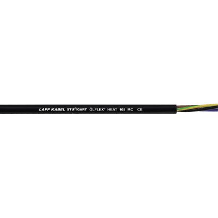 Lapp 26001 Control Cable, 2 Cores, 0.75 mm², Unscreened, 100m, Black PVC Sheath, 18 AWG [26001]; 283-2187