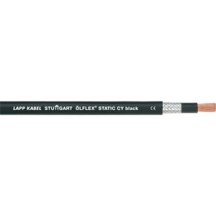Lapp 46000 Control Cable, 1 Cores, 50 mm², Screened, 100m, Black PVC Sheath, 1 AWG [4600026]; 283-2207