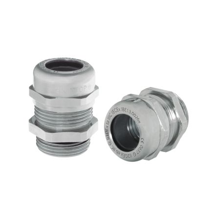 Lapp 5311 Series Metal Brass Cable Gland, M25 Thread, 9mm min., 17mm max., IP66, IP68 [53112830]; 283-2216