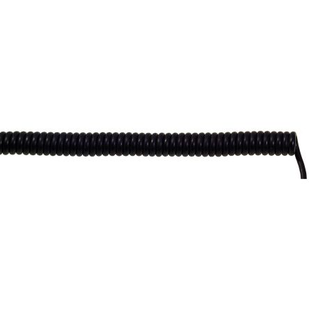Lapp 73220 Control Cable, 3 Cores, 0.14 mm², Unscreened, 2m, Black Polyurethane Sheath, 26 AWG [73220209]; 283-2223