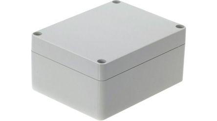 Plastic Enclosure 90x115x55mm Light Grey [RND 455-00159]; 283-2854