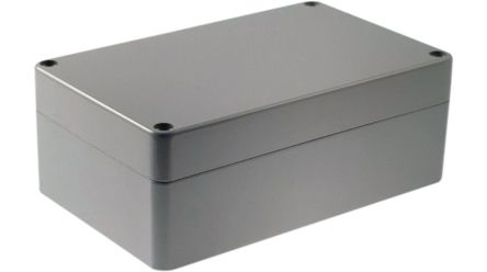 RND RND 455 Series Light Grey Aluminium Enclosure, IP65, Light Grey Lid, 160 x 100 x 60mm [RND 455-00406]; 283-2934