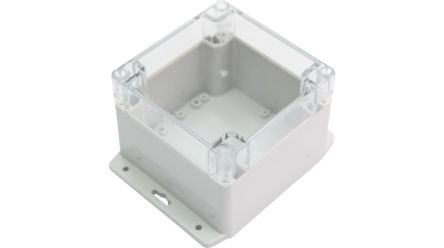 RND RND 455 Polycarbonate PCB Mounting Enclosure, 114 x 114 x 30mm [RND 455-01082]; 283-2985