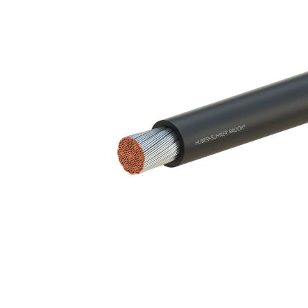 Huber+Suhner Radox 125 Series Red 6 mm² Hook Up Wire, 10 AWG, Single, Polyolefin Cross-linked EI5 Insulation, RXL 125 [RXL 125 6MM2 RD]; 283-3528