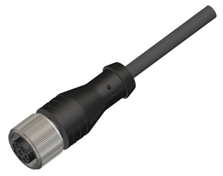 RS PRO Straight Female 8 way M12 to Actuator/Sensor Cable, 15m [0]; 283-4907