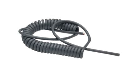 Lapp Spiral Cable 0.25 mm² 8 Core Multicore Mains Power Cable, Black Polyurethane PUR, 2.8m [SP.KABEL 8X0.25 SHIELDED 700MM]; 283-5978