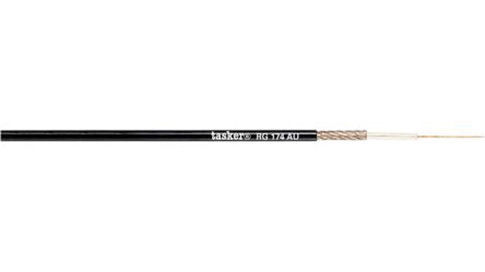Tasker, 100m, RG 174 Coaxial, Unterminated [RG 174 A/U MIL.]; 283-6524