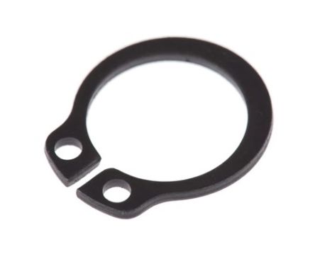 RS PRO Steel External Circlip, 40mm Shaft Diameter, 37.5mm Groove Diameter [0]; 283-6683