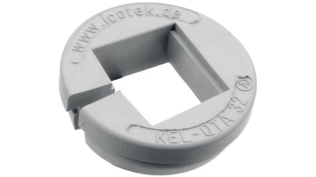Icotek Grey Elastomer 32mm Round KEL-QTA 32 A [KEL-QTA 32 A]; 283-7581