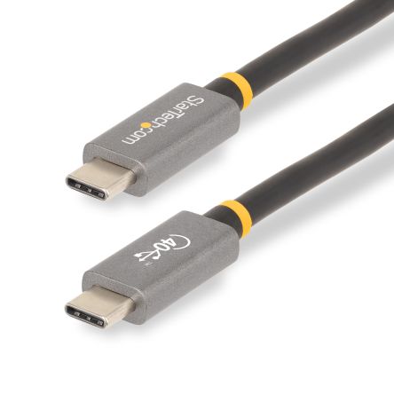 StarTech.com USB 4.0, Male USB C to Male USB C, 40Gbps, 1m [CC1M-40G-USB-CABLE]; 283-8311