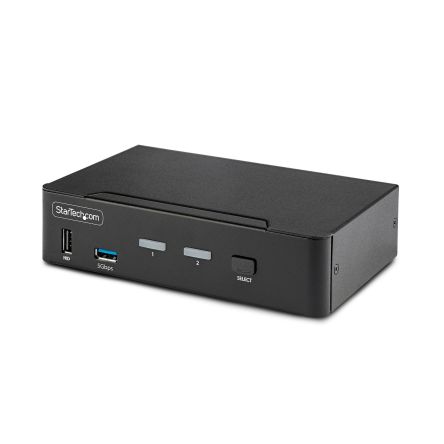 StarTech.com 2 Port USB DisplayPort KVM Switch, 3.5 mm Stereo 7680 x 4320 Maximum Resolution [D86A2-2-PORT-8K-KVM]; 283-8312