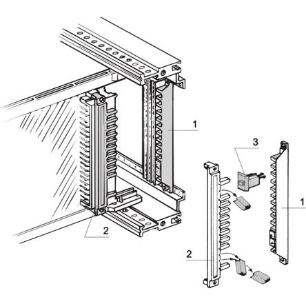 nVent SCHROFF 20800 Series Keying/Coding Contact Strip for Use with Connectors In Accordance With EN 60603 (DIN 41612) [20800-042]; 283-8356