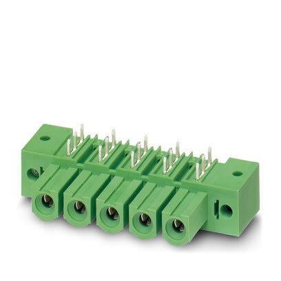 Phoenix Contact IPC Series Right Angle Wave Soldering Mount PCB Header, 8 Contact(s), 10.16 mm Pitch, 1 Row(s), Shrouded [1969991]; 283-9942