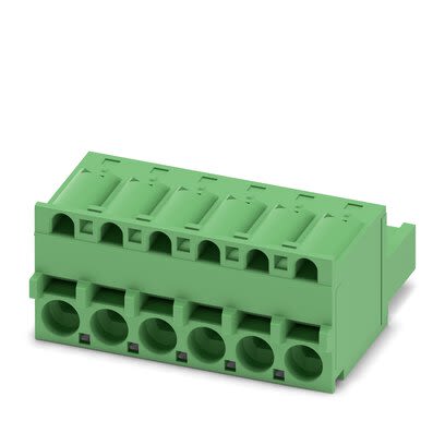 Phoenix Contact, 5.08mm Pitch, 6 Way, Pluggable Terminal Block, PCB, Plug In Termination, 1975118 [1975118]; 283-9953