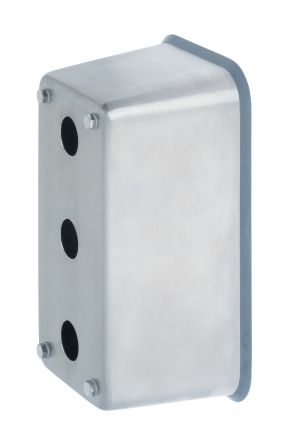 Schmersal Light Grey EX-EBG Enclosure - 3 Hole 22.3mm Diameter [EX-EBG633.O]; 284-0285