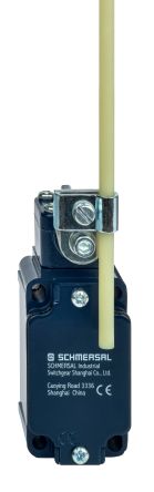 Schmersal EX-T Series Rod Safety Interlock Switch, 2NC, IP65, 2NC, Die Cast Zinc Housing, 230V ac ac Max, 4A Max [EX-T4V10H335-02Y]; 284-0318