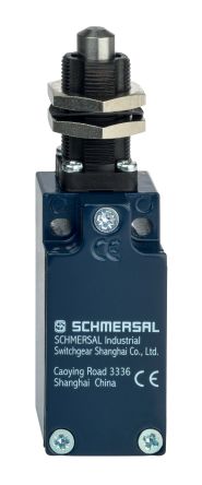 Schmersal EX-Z Series Plunger Actuator, 1NO/1NC, IP67, Die Cast Zinc Housing, 230V ac ac Max, 4A Max [EX-Z4S 235-11Z-3D]; 284-0325