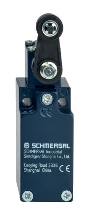 Schmersal EX-Z Series Roller Lever Actuator, 1NO/1NC, IP67, Die Cast Zinc Housing, 230V ac ac Max, 4A Max [EX-ZV1H 235-11Z-3D]; 284-0330