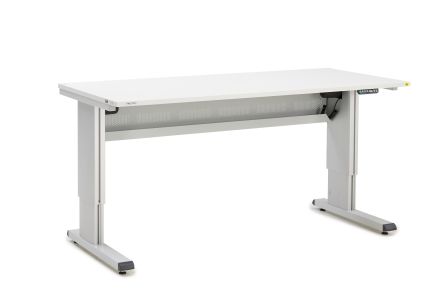 Treston WB818 EL ESD Aluminum, Steel Workbench, 300kg Max Load, Adjustable Height, 700 → 1100mm x 1800mm x 800mm [WB818 EL ESD]; 284-0480