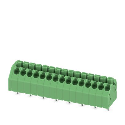Phoenix Contact PTSA Series PCB Terminal Block, 15-Contact, 3.5mm Pitch, PCB Mount, 1-Row, Push In Termination [1985328]; 284-0589