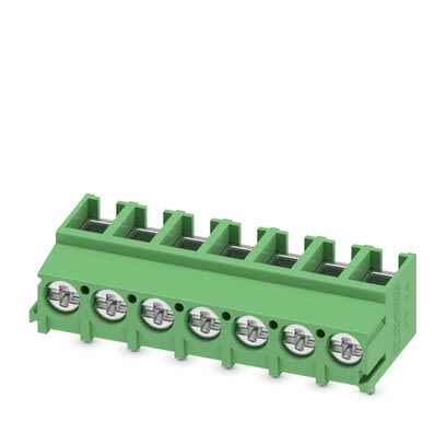 Phoenix Contact PT Series PCB Terminal Block, 7-Contact, 5mm Pitch, PCB Mount, 1-Row, Screw Termination [1987779]; 284-0604