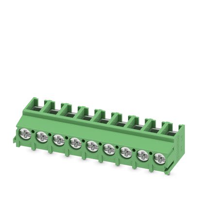 Phoenix Contact PT Series PCB Terminal Block, 9-Contact, 5mm Pitch, PCB Mount, 1-Row, Screw Termination [1987795]; 284-0605