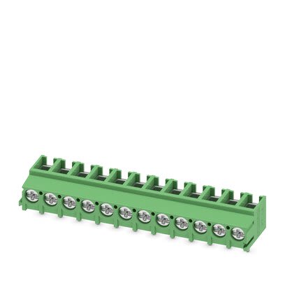 Phoenix Contact PT Series PCB Terminal Block, 12-Contact, 5mm Pitch, PCB Mount, 1-Row, Screw Termination [1987821]; 284-0607