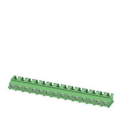 Phoenix Contact PT Series PCB Terminal Block, 14-Contact, 7.5mm Pitch, PCB Mount, 1-Row, Screw Termination [1988079]; 284-0623
