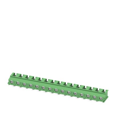 Phoenix Contact PT Series PCB Terminal Block, 15-Contact, 7.5mm Pitch, PCB Mount, 1-Row, Screw Termination [1988082]; 284-0624